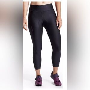 NWT Pearl Izumi Black Women's biker cropped leggings